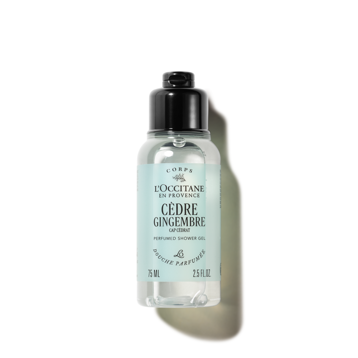 Cèdre Gingembre perfumed shower gel