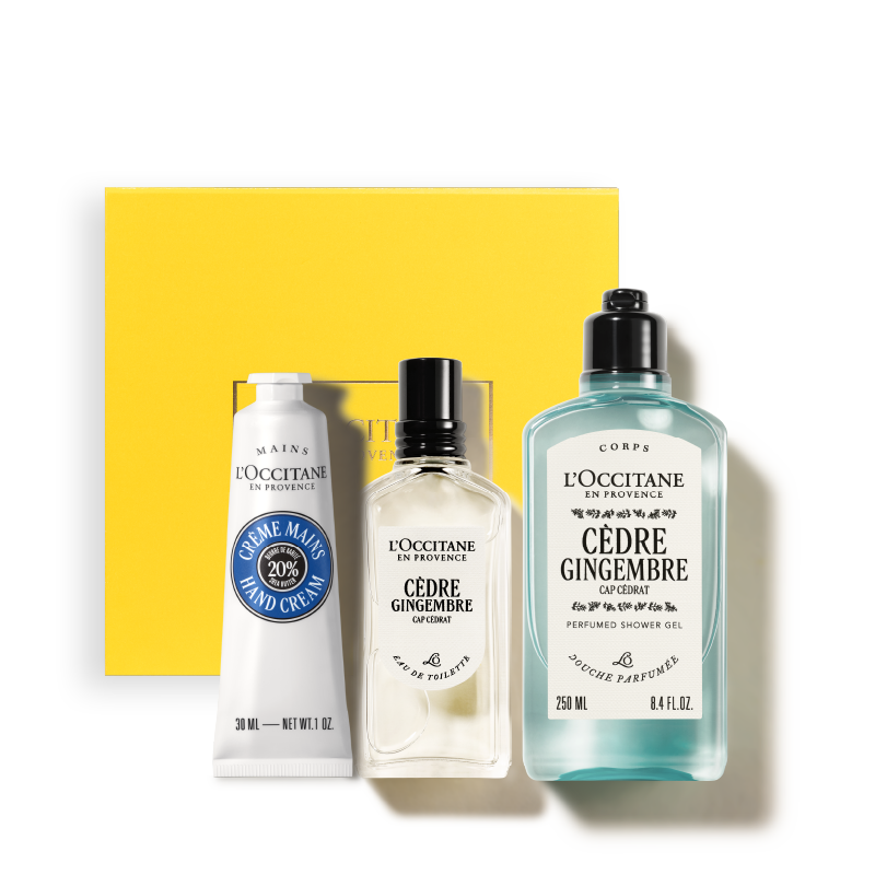TRIO CEDRE GINGEMBRE