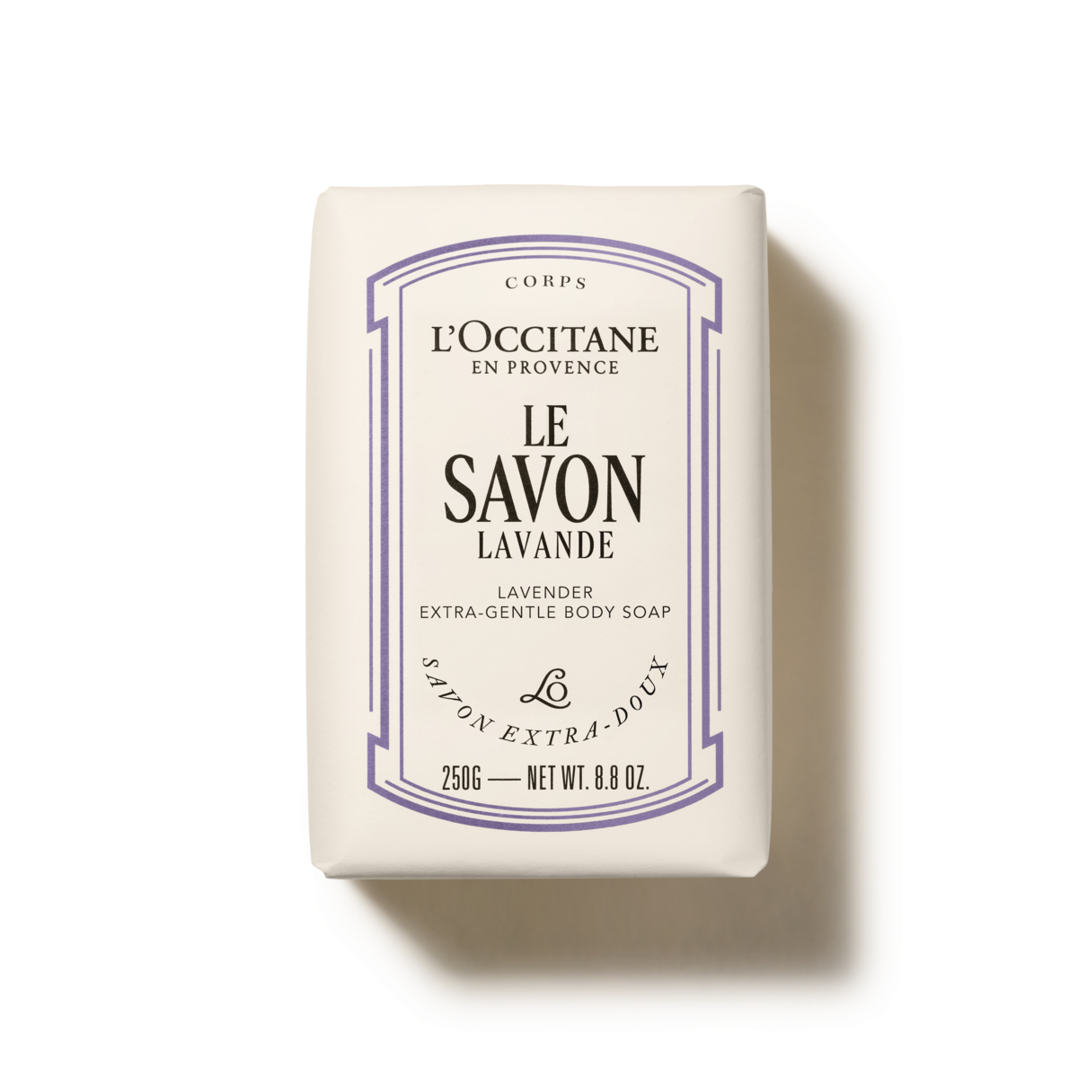 Jabón Sólido Extra Suave Karité Lavanda 250g