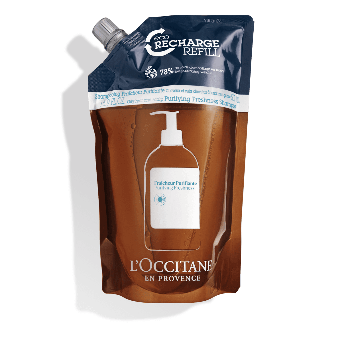 Compra Eco Refill Shampoo Purificante 500ml de L'Occitane en Guatemala - Tienda Online Oficial