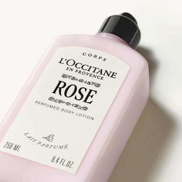 Rose perfumed body lotion