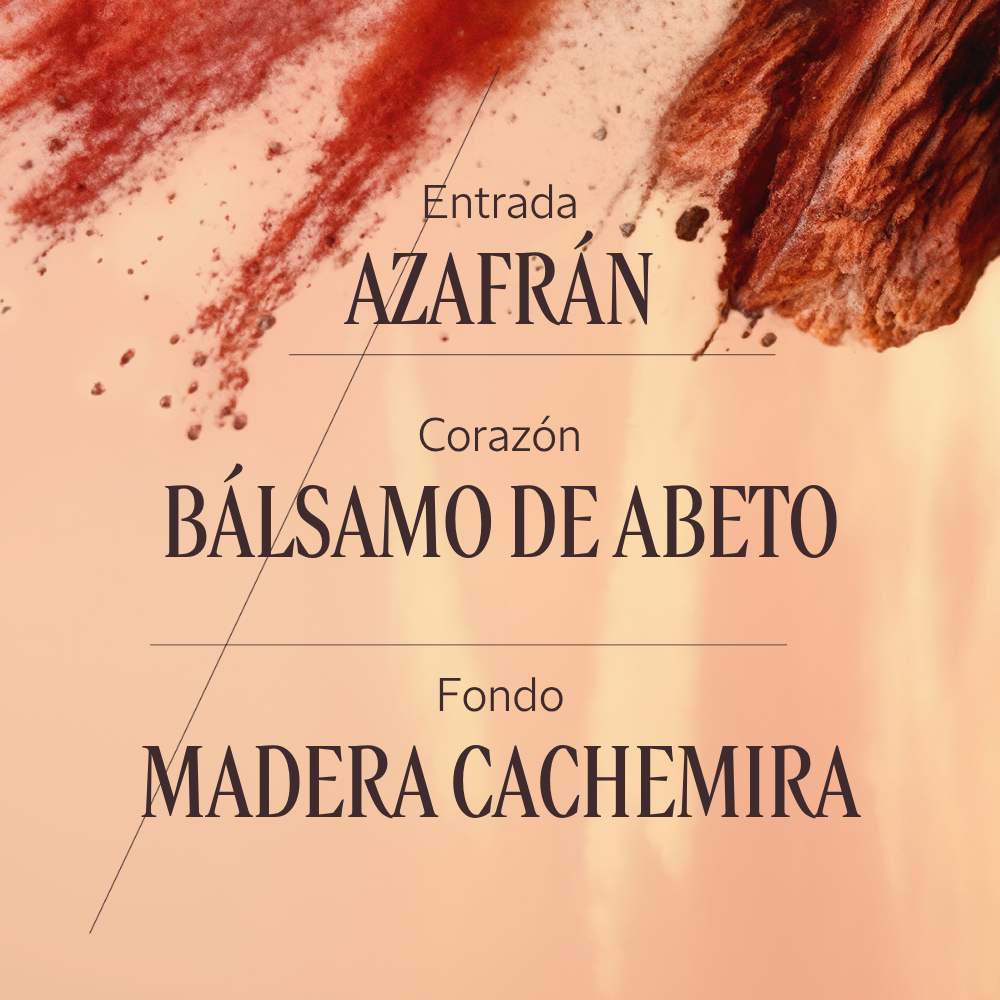 Perfume Safran Boisé (Azafrán Amaderado) Eau de Parfum 50ml