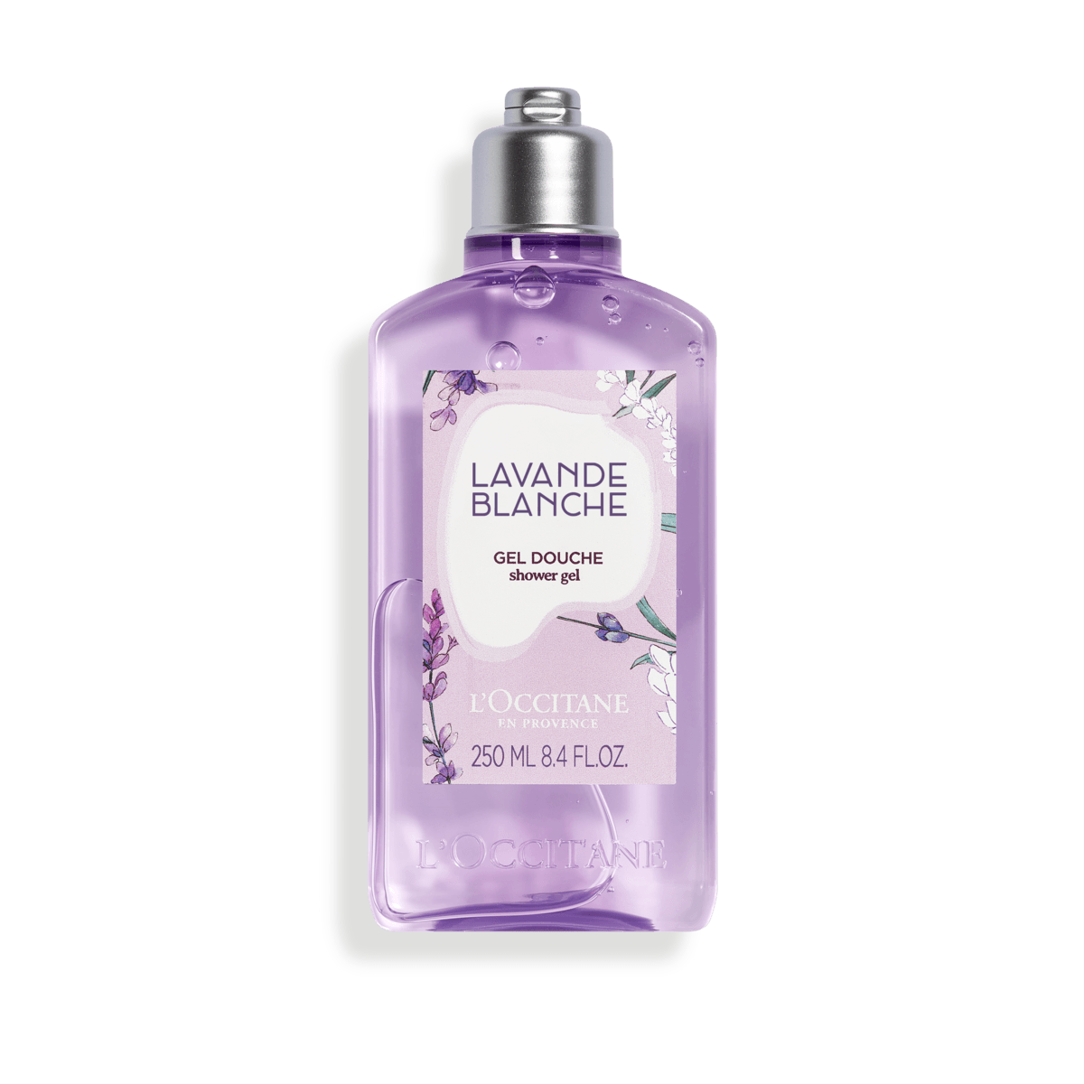 Compra Gel de Ducha Lavanda Blanca 250ml de L'Occitane en Guatemala - Tienda Online