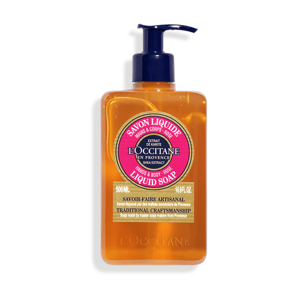 Jabón Líquido Karité Rosa - L'Occitane Guatemala