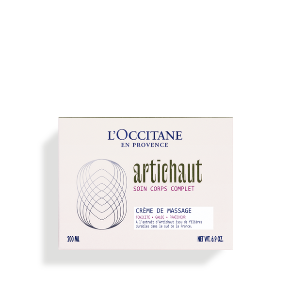 Crema para masaje corporal Alcachofa